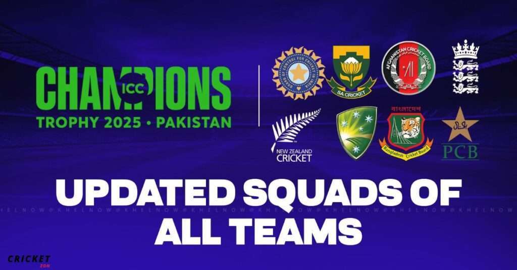 ICC Champions Trophy 2025 All Team Squads