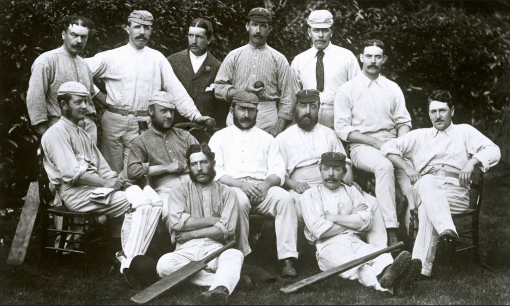 Players of the English Team from the first officially recognized Test match took place in 1877 between England and Australia.