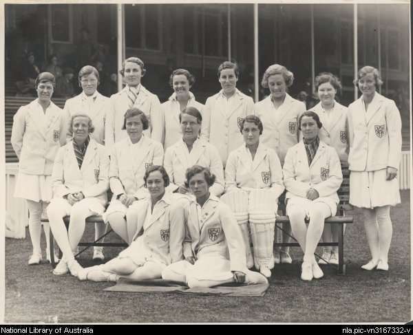 Worlds first-ever women's cricketing team of England